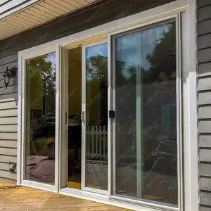 Sunnysky ha approvato le porte scorrevoli in alluminio con doppio vetro a taglio termico a impatto uragano