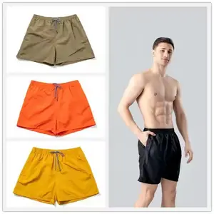 Plus Size Beach Swimwear Swim Trunks Quick Drying Pants Mens Running Sports Surfing Shorts