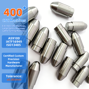 Usinage sur mesure, tournage, usinage CNC, pièces métalliques en acier inoxydable, boutons paraboliques en carbure, outils de concassage minier - Product Image 2