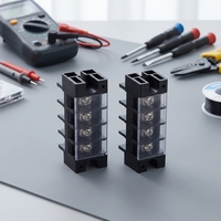 Bornier à vis fixe pour climatisation, connecteur de câble de batterie en cuivre 2 pôles