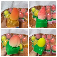 Helados de Chocolate con Leche en Forma de Fruta 3D, Mango, Lima y Fresa, en Caja de 75g, ¡Gran Venta!