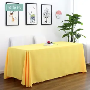 Cubierta de poliéster lavable para mesa de comedor, mantel rectangular de tela de lujo