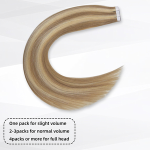 Extensions de cheveux à bandes adhésives Skin Weft, cheveux humains Remy, extensions de cheveux invisibles à bandes adhésives, bandes adhésives double face, vente en gros - Product Image 4
