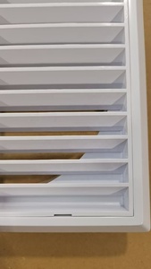 Diffuseur de plafond en plastique ABS, grilles à lamelles fixes, 125 mm carré, durable, installation facile, garantie de 2 ans pour les systèmes HVAC - Product Image 4