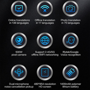 Dispositivo Traduttore Vocale T17 per <span class=keywords><strong>Arabo</strong></span> e Vietnamita, Traduzione Bidirezionale Accurata Offline per Affari con Funzioni di Registrazione - Product Image 4