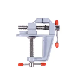 Mini Table Vise, Aluminum Alloy Table Clamp Small Hobby Bench Vice Clamps Craft Table Repair Tool Portable Work Bench Vise