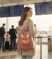 Nouvelles peluches intelligentes IA avec yeux LED émotionnels et assistant IA parlant multilingue, jouets en peluche lapin mignon