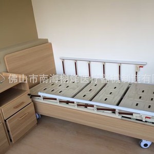 Cama de Hospital Manual SF802A, Cama Médica con Estructura de Acero y Plástico en Color Madera, Diseño Simple para Cuidado de Ancianos - Product Image 4