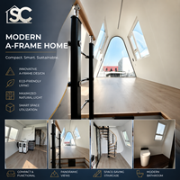 Maison conteneur préfabriquée innovante et écologique, pod de vie modulaire moderne, contrôle intelligent, garantie durable de 5 ans, étoile