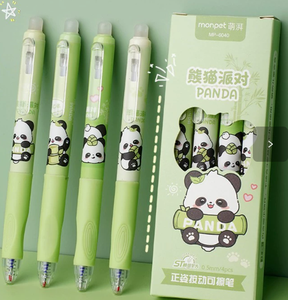 Bolígrafo de Gel <span class=keywords><strong>Borrable</strong></span> de Dibujos Animados, Gran Venta, Postura Positiva, Material Escolar, Negro Azul, Plástico, 0.5mm - Product Image 5