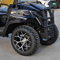 Nouveautés JINWO CE 5000W Véhicule Utilitaire Tout-Terrain Électrique (UTV) Quadricycle Tout-Terrain Mini Voiture Buggy Chariot de Golf 70Km/h 90km 5-6 Places Batterie 72V