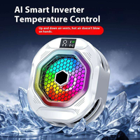 Refroidisseur de téléphone à semi-conducteurs AntarcChill 4 modes, magnétique/à clipser, 2-en-1, ventilateur turbo silencieux -9 ℃   Freezing pour iPhone Android