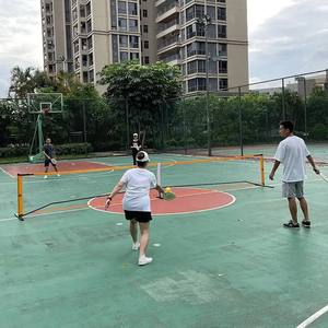 Ensemble de balles de cornichon personnalisées TY-1035H directement de l'usine Ensemble de pickleball de 22 pieds de qualité avec filet et pagaie - Product Image 6