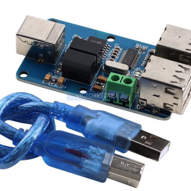 Uxin Electronics  Four Way USB Isolator USB HUB Isolation Module Coupling Protection Board