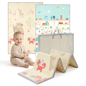 Alfombra <span class=keywords><strong>de</strong></span> Juego Plegable <span class=keywords><strong>de</strong></span> Espuma XPE para Bebés, Impermeable, 180x120cm 180x150cm, para <span class=keywords><strong>el</strong></span> Tiempo Boca Abajo <span class=keywords><strong>de</strong></span> los Niños y Juego en Interiores - Product Image 1
