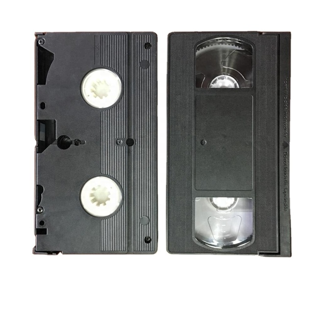 E180 OEM Brand Blank VHS Video Cassettes 30 Years Factory GPPS Material Giftbox Packaging