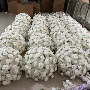 FL-013 Arreglo Floral <span class=keywords><strong>de</strong></span> Rosas <span class=keywords><strong>para</strong></span> Bodas y Fiestas, Centro <span class=keywords><strong>de</strong></span> <span class=keywords><strong>Mesa</strong></span> con Flores Blancas y Verdes <span class=keywords><strong>para</strong></span> <span class=keywords><strong>Eventos</strong></span> - Product Image 5