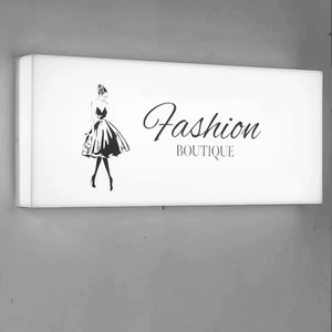 Custom <b>LED</b> Lightbox Indicator Full-body Acrylic <b>Sign</b> AC-Powered Logo IP65 Waterproof Wall Mount for Advertising Night Market - Product Image 5