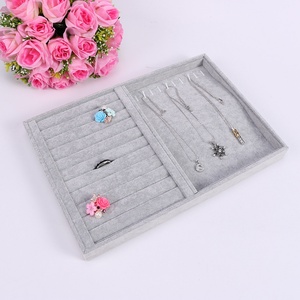 Luxury Functional Jewelry Necklace <b>Ring</b> Exhibitor Storage Metal Frame Presentation Tray Jewelry Display Tray - Product Image 4