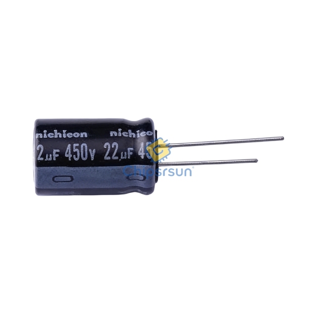 UVZ2W220MHD 22uF 450V NICHICON Radial Aluminum Electrolytic Capacitor DIP-2 Package 105 High Ripple Current 30-120 Days Warranty