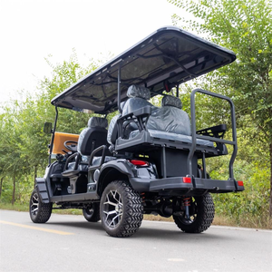 Voiturette de golf tout-terrain puissante 72V 6 places, rehaussée, 5000W, buggy électrique de chasse avec pneus tout-terrain <span class=keywords><strong>pour</strong></span> la ferme et la plage - Product Image 3