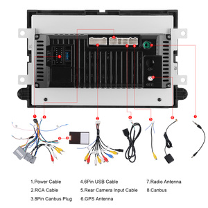 Autoradio Android Hikity 4+64G 7 pouces pour <span class=keywords><strong>Ford</strong></span> F-150/F250 Fusion Escape Montego, CarPlay sans fil, Android Auto, GPS, WiFi, vente en gros - Product Image 5