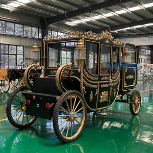 รถม้าไฟฟ้าแบบราชวงศ์รุ่นใหม่ปี 2026 สำหรับการท่องเที่ยวชมวิวและงานแต่งงาน คุณภาพสูง หรูหรา ผลิตภัณฑ์รถม้าสุดพิเศษ - Product Image 5