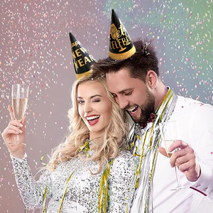 Accesorios para Fotomatón y Artículos para Fiestas 2025, Sombreros de Año Nuevo en Colores Surtidos, Sombreros para Nochevieja, Artículos para Fiestas de Nochevieja - Product Image 3