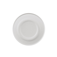 Assiettes rondes classiques en pulpe de bagasse de canne à sucre, compostables et empilables, pour restaurants et organisateurs d'événements