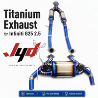 Système d'échappement Catback en titane JYD pour Infiniti G25 2.5 2010-2018, échappement à haut débit Valvetronic, silencieux professionnel