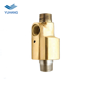Union rotative à <span class=keywords><strong>eau</strong></span> haute vitesse Dualflow 1 pouce, fixation horizontale <span class=keywords><strong>de</strong></span> tuyau, boîtier en laiton - Product Image 2