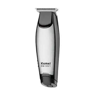 Aparador de cabelo elétrico recarregável kemei KM-5021, atacado, alta performance t-blade