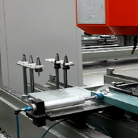 Machine de perçage et de fraisage CNC pour profilés aluminium, machine de perçage et de fraisage pour fenêtres 7000