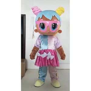 <span class=keywords><strong>LOL</strong></span> adulte poupée de dessin animé fille bébé poupée mascotte Costume Bonbon robe fantaisie Offre Spéciale fête mascotte costume - Product Image 1