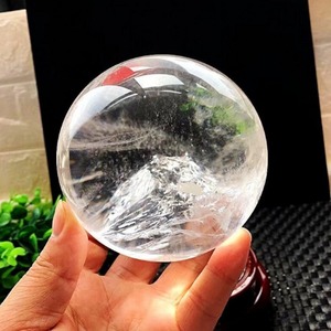 20 30 40 mm Naturel donghai blanc clair boule <span class=keywords><strong>de</strong></span> cristal du Brésil vieux minerai - Product Image 3
