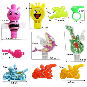 Brinquedos บรรจุภัณฑ์อาหารว่าง,นกหวีดของเล่นพลาสติกราคาถูกโปรโมชั่นมีหลายประเภท - Product Image 2