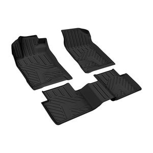 แผ่นรองพื้นรถยนต์ 3 มิติ TPE สำหรับ <span class=keywords><strong>Honda</strong></span> <span class=keywords><strong>Civic</strong></span> <span class=keywords><strong>Hatchback</strong></span> ปี 2017-2021 แบบสั่งทำพิเศษ ชุดเต็ม คุณภาพสูง - Product Image 2
