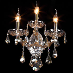 Brillant L1 L2 L3 Lumières Maria Theresa Applique <span class=keywords><strong>Luminaires</strong></span> Chambre Chevet Ambre Cristal Appliques Murales - Product Image 4