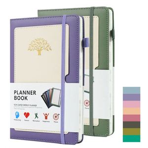 Pocket Binder Kraft Sublimation <b>Cute</b> Custom Logo Custom Printing Diary PU <b>Notebook</b> With Pen - Product Image 1