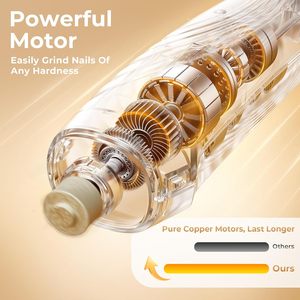 Nouveau design 2026 – Coupe-griffes 2-en-1 silencieux et rechargeable par USB avec protection anti-éclaboussures et 2 lumières LED <span class=keywords><strong>pour</strong></span> chiens de petite, moyenne et grande taille - Product Image 3