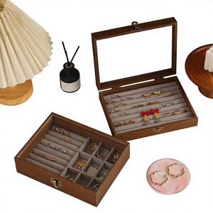 Boîte de rangement pour bijoux exquise en gros avec design artisanal, prix d'usine - Product Image 1