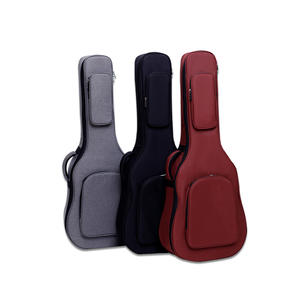 Sac de guitare folk imperméable de 36 pouces et 41 pouces, rembourrage en coton épais, sac à dos pour guitare électrique, orgue électronique, sac pour instrument de 20 mm - Product Image 1