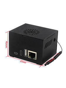 Carcasa Metálica para Orange <span class=keywords><strong>Pi</strong></span> Zero 3, Compatible con Ventilador y Antenas Externas, Accesorios Electrónicos - Product Image 6