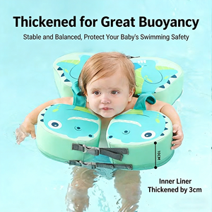 Anillos <span class=keywords><strong>de</strong></span> Natación para Bebés, Flotador <span class=keywords><strong>de</strong></span> Axilas No Inflable <span class=keywords><strong>de</strong></span> EPE, Ayuda para Nadar para Bebés y Niños, Flotador <span class=keywords><strong>de</strong></span> Piscina Ecológico para Aprender a Nadar - Product Image 4