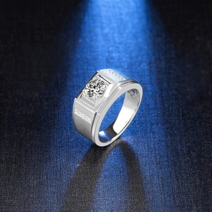 Best Selling <b>Men</b> Moissanite Diamond <b>Ring</b> with Timeless Design and Brilliant Stone Available At Reasonable Price - Product Image 5
