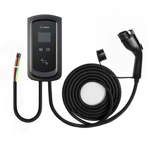 Factory Direct CCS Electric Car Type 2 Wallbox 32A Smart 7KW Wall-Mounted EV Charger