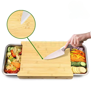 <span class=keywords><strong>Tabla</strong></span> <span class=keywords><strong>de</strong></span> <span class=keywords><strong>Cortar</strong></span> <span class=keywords><strong>de</strong></span> Cocina Personalizada, Contenedor <span class=keywords><strong>de</strong></span> Almacenamiento <span class=keywords><strong>de</strong></span> Alimentos, Juego <span class=keywords><strong>de</strong></span> Cajones Deslizantes, <span class=keywords><strong>Tabla</strong></span> <span class=keywords><strong>de</strong></span> <span class=keywords><strong>Cortar</strong></span> <span class=keywords><strong>de</strong></span> Bambú con Bandeja <span class=keywords><strong>de</strong></span> Goteo - Product Image 6