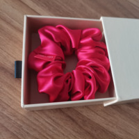 Chouchous en satin de soie de haute qualité pour femmes, avec motif floral, élastiques pour cheveux, bande élastique pour toutes les saisons
