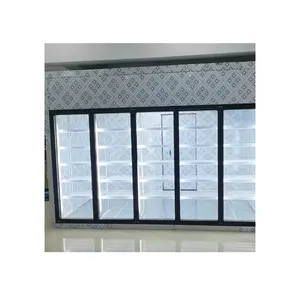 Cold storage Full equipment display cabinet Commercial cold storage freezer with glass door