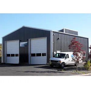 Geprefabriceerde Huis Licht Auto Gauge Stalen Structuur Dak Frame Metalen Self Storage Units Prefab Stalen Structuur Magazijn